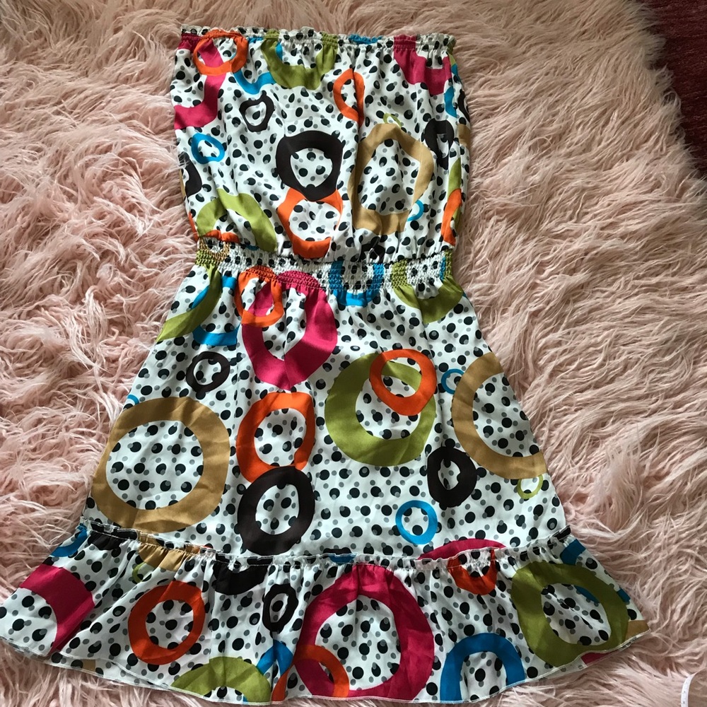 Strapless dress
